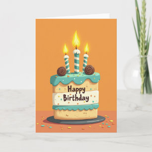 Cartão de Imagem de Tratamento de Aniversário
