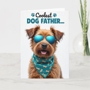 Cartão de Imagem do Pai de Cachorro Mais Legal