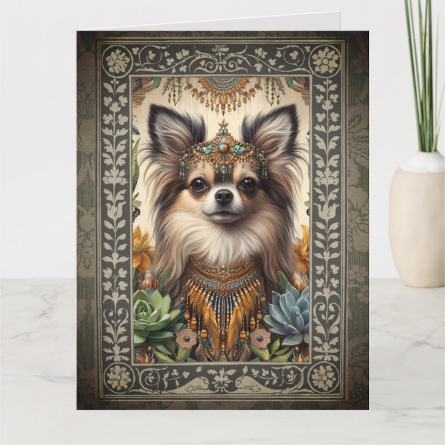 Cartão de Imagem Vintage Personalizável - Aniversá (Frente)