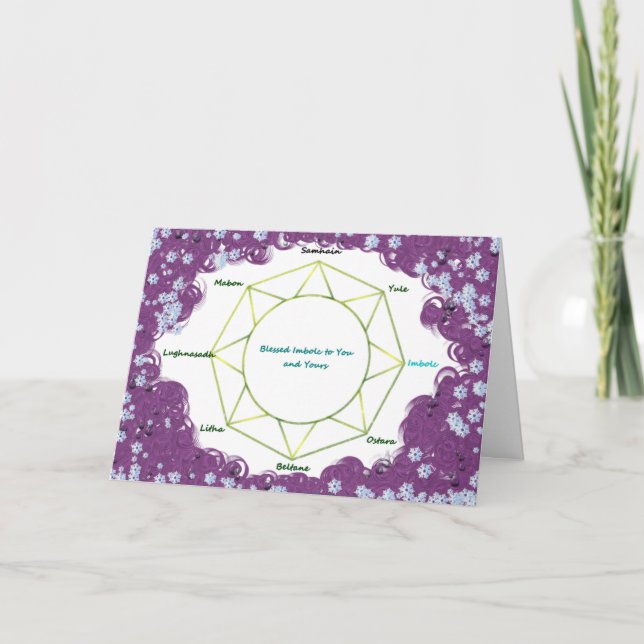 Cartão de Imbolc (Frente)