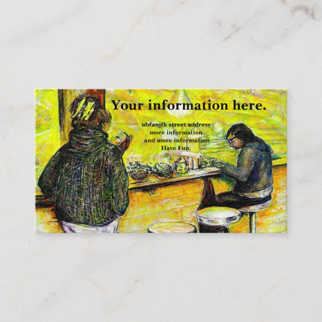 Cartão De Indicação A Day Off from Crazy (Frente)