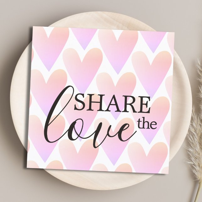 Cartão De Indicação Corações das Rosas claro modernas (Criador carregado)