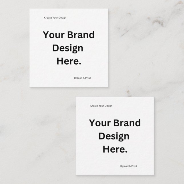 Cartão De Indicação Crie seu próprio Design e Impressão (Frente/Verso)