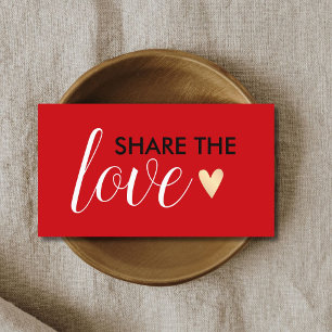 Cartão De Indicação Elegante Red White Black Hearty Salon Ouro Beauty