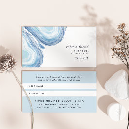 Cartão De Indicação Geodo Wave Azul