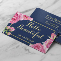Makeup Artist Hair Salon Vintage Remerência Floral