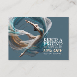 Cartão De Indicação Malhação de pilotos instrutores de ioga aérea voad