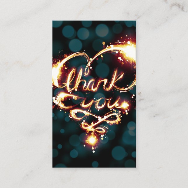 Cartão De Indicação obrigado que você acusa de consultar um programa d (Frente)