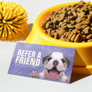 Cartão De Indicação Pet Care Sitting Bathing & Grooming Compra