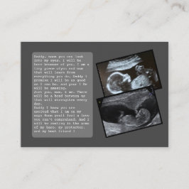 Cartão De Indicação Promover o Pai de Bump ao Pai: do Pai Hilário