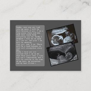 Cartão De Indicação Promover o Pai de Bump ao Pai: do Pai Hilário