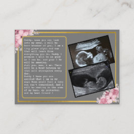 Cartão De Indicação Promover o Pai de Bump ao Pai: do Pai Hilário