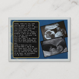 Cartão De Indicação Promover o Pai de Bump ao Pai: do Pai Hilário