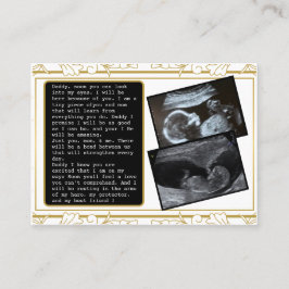 Cartão De Indicação Promover o Pai de Bump ao Pai: do Pai Hilário