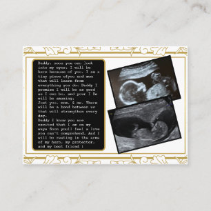 Cartão De Indicação Promover o Pai de Bump ao Pai: do Pai Hilário