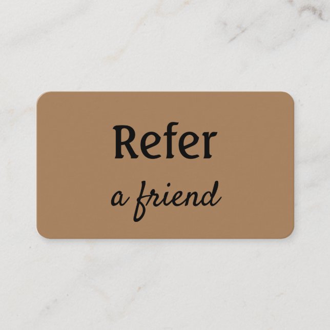 Cartão De Indicação simples e mínimo adicionar a consulta salon do rep (Frente)