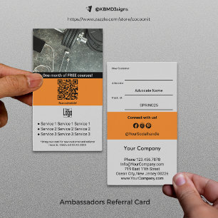 Cartão De Indicação Transforme clientes leais em embaixadores