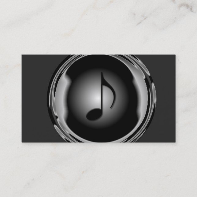 Cartão de indústria musical (Frente)