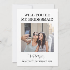 Cartão de Informação de Bridesmaid da Floresta Woo