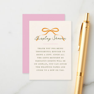 CARTÃO DE INFORMAÇÕES