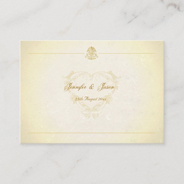 Cartão De Informações 100 Folha de Imobilização de Casamento (Frente)