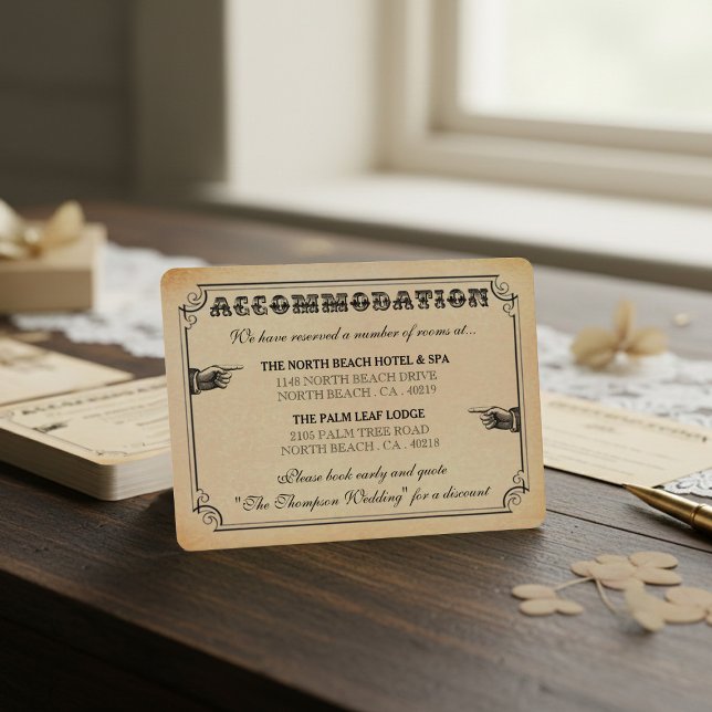Cartão De Informações A Coleção de Casamento Steampunk Vitoriana (Criador carregado)