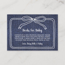 A Little Blue Jean Baby Denim Boy Baby Shower 