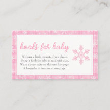 A Little Snowflake Pink Winter Girl Books For Baby