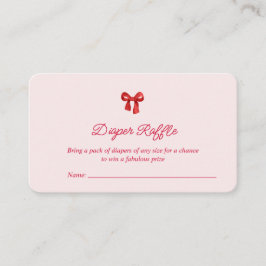 Cartão De Informações A Little Sweetheart Valentine Coquette Baby Shower