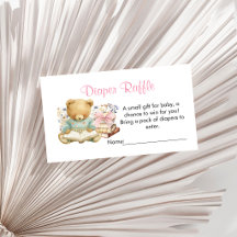 A New Chapter Will Soon Begin Diaper Raffle Card