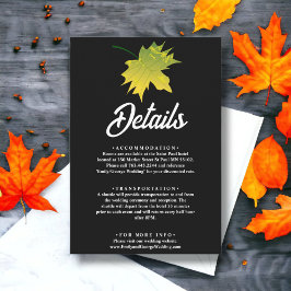 Cartão De Informações A Queda Da Rússia Elegante Deixa Casamento Negro E