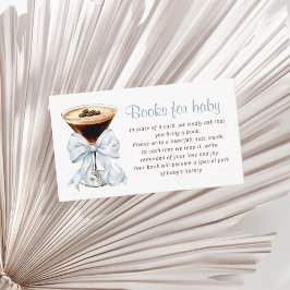 Cartão De Informações A Tini One Espresso Martini Books for Baby