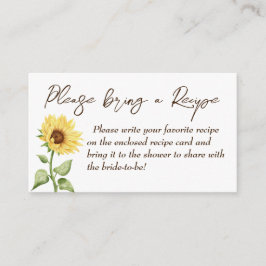 Cartão De Informações Abaixe a receita do chá de panela de girassol