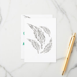 Cartão De Informações abstrato