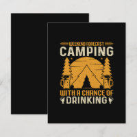 Acampamento e bebida