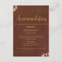 Acomodação e Detalhes de Casamento em Veludo Terra