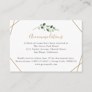 Cartão De Informações Acomodação geométrica das hortaliças do eucali