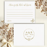 Cartão De Informações Aconselhamento das Flores de Prados para Noiva e G<br><div class="desc">Celebre o amor e o riso com este encantador conselho das flores de campo para a noiva e a carta de abrigo. Apresentando um design floral suave inspirado pelos florais selvagens, este cartão de inserção elegante é perfeito para chás de panela, casamentos ou festas de noivado. Deixem seus convidados compartilhar...</div>