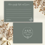 Cartão De Informações Aconselhamento das Flores de Prados para Noiva e G<br><div class="desc">Celebre o amor e o riso com este encantador conselho das flores de campo para a noiva e a carta de abrigo. Apresentando um design floral suave inspirado pelos florais selvagens, este cartão de inserção elegante é perfeito para chás de panela, casamentos ou festas de noivado. Deixem seus convidados compartilhar...</div>