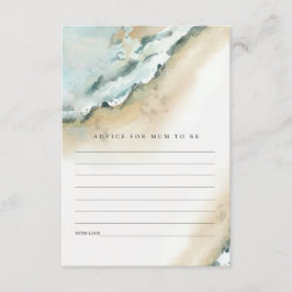 Cartão De Informações Aconselhamento de praia em ondas marítimas para Ch