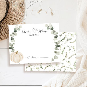 Cartão De Informações Aconselhamento e Desejo Pequeno Chá de fraldas de