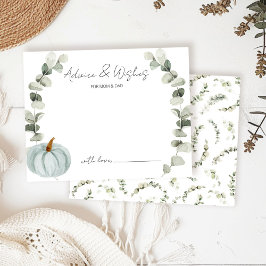 Cartão De Informações Aconselhamento e Desejo Pequeno Chá de fraldas de