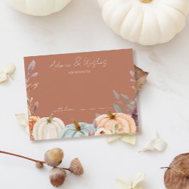 Cartão De Informações Aconselhamento e Desejo Pequeno Chá de fraldas de