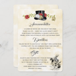 Cartão de Informações Adicionais da Alice no País