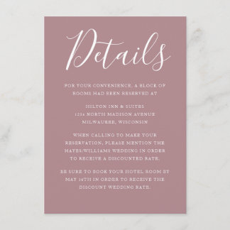 Cartão De Informações adoração floral