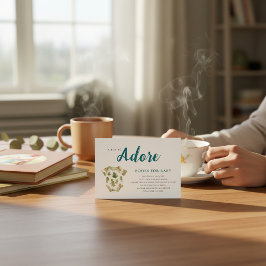 Cartão De Informações Adore Baby  Botanical Books for Baby 