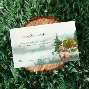 Cartão De Informações Adventure inicia o bebezinho do Lynx Cub Raffle