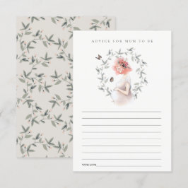 Cartão De Informações Advertência de Folhagem para Mulheres Esperantes p