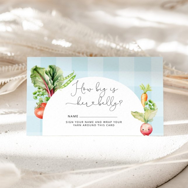 Cartão De Informações Agricultores comercializam legumes como grande bar (Criador carregado)