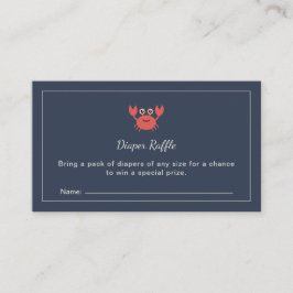 Cartão De Informações Ahoy, é uma placa de gabinete para Chá de fraldas